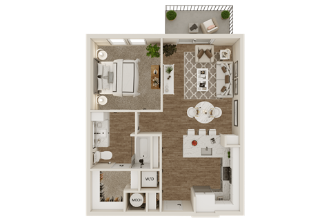 A3 Floor Plan at Lenox Grand, Austin, TX
